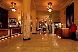 Lobby at the Rocco Forte Hotel Astoria in St. Petersburg