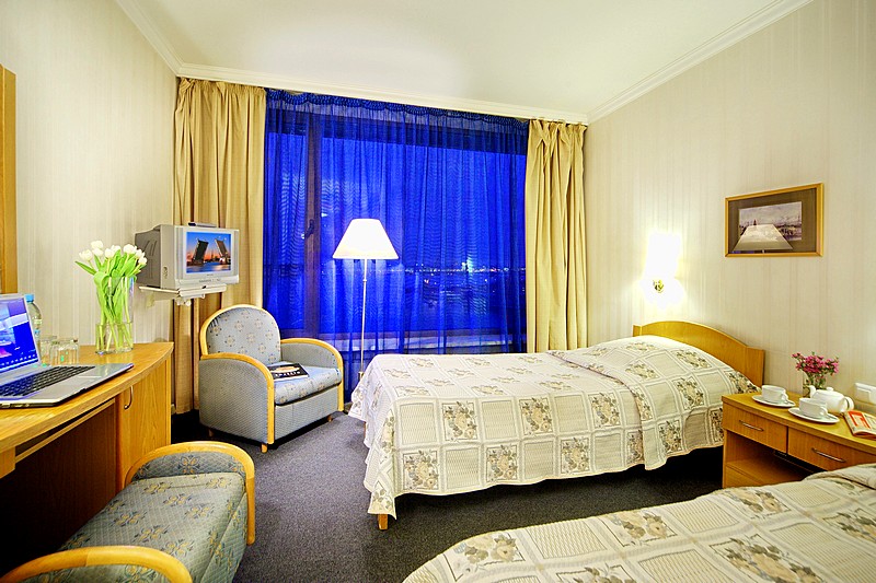 Standard Rooms with river views at the Saint Petersburg Hotel in St. Petersburg