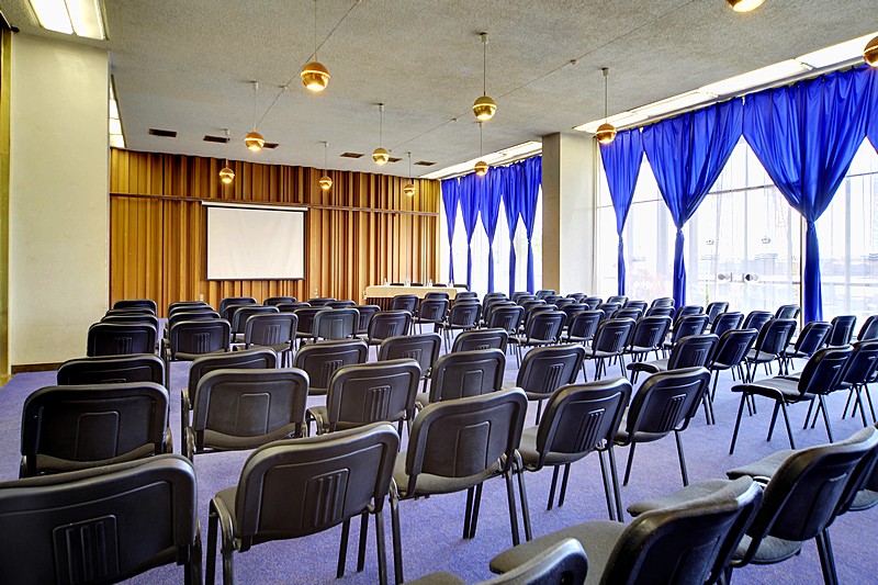 Glass Conference Hall at the Saint Petersburg Hotel in St. Petersburg