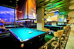 Billiard Room at the Saint Petersburg Hotel in St. Petersburg