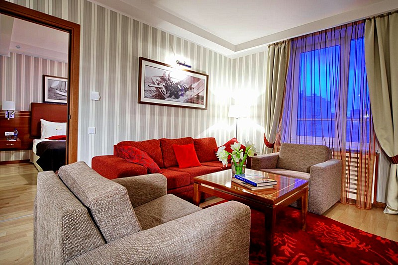 Suite at the Solo Sokos Hotel Palace Bridge in St. Petersburg