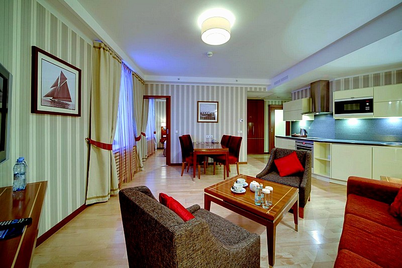 Suite at the Solo Sokos Hotel Palace Bridge in St. Petersburg