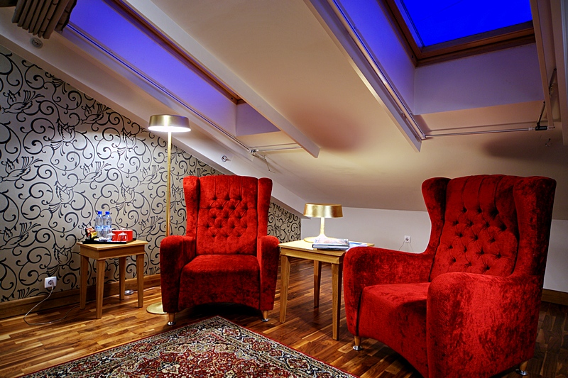 Superior Mansard Room at the Solo Sokos Hotel Vasilievsky in St. Petersburg