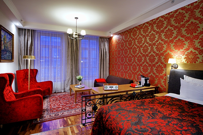 Suite at the Solo Sokos Hotel Vasilievsky in St. Petersburg