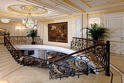 2nd Floor Hall and Stairs of the Official State Hermitage Museum Hotel in St. Petersburg
