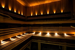 Sauna at the Official State Hermitage Museum Hotel in St. Petersburg