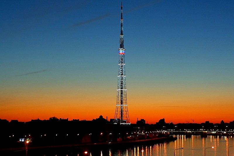 St. Petersburg TV Tower - one of the highlights of Aptekarsky Island in St Petersburg, Russia