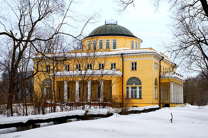 Prince Oldengurgsky House on Stony Island in St Petersburg, Russia