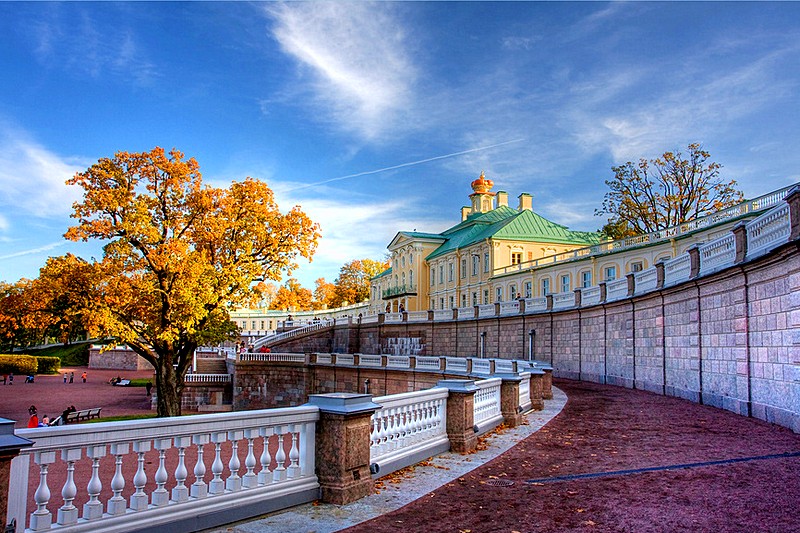Grand Menshikov Palace in Oranienbaum, west of St Petersburg, Russia