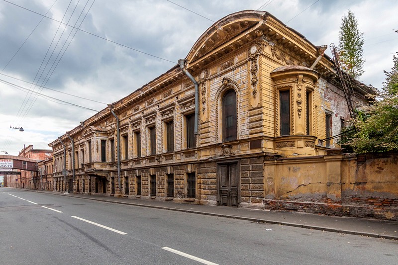 Brusnitsyn Mansion on Kozhavennaya Liniya in St. Petersburg, Russia