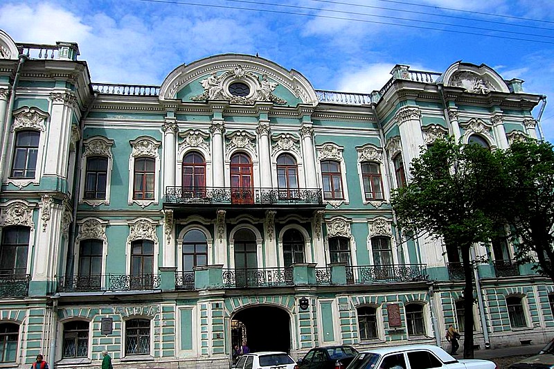 Buturlina Mansion on Ulitsa Chaykovskogo in St Petersburg, Russia