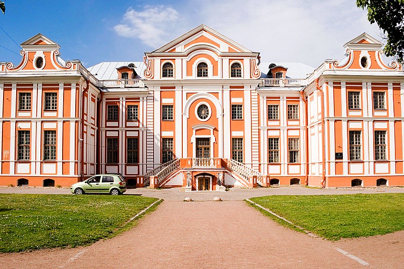 Kikin Hall - one of the earliest surviving Apartment Buildings in St Petersburg, Russia