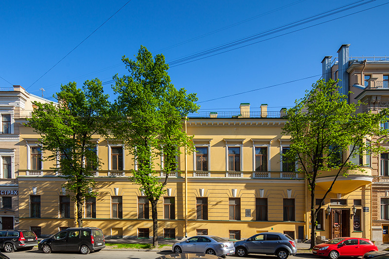 Polovtsov Mansion (House of Architects) on Bolshaya Morskaya Ulitsa in St Petersburg, Russia