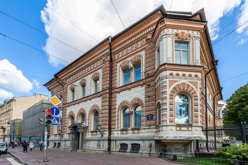 San-Galli Mansion on Ligovsky Prospekt in St Petersburg, Russia