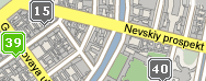 Map of apartment locations