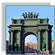 The Narva Gate, St. Petersburg, Russia