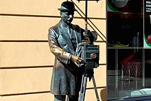 Monument to the Petersburg Photographer, St. Petersburg, Russia