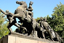 Monument to Vasiliy Chapaev, St. Petersburg, Russia