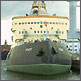 Icebreaker "Krasin" in St. Petersburg Russia