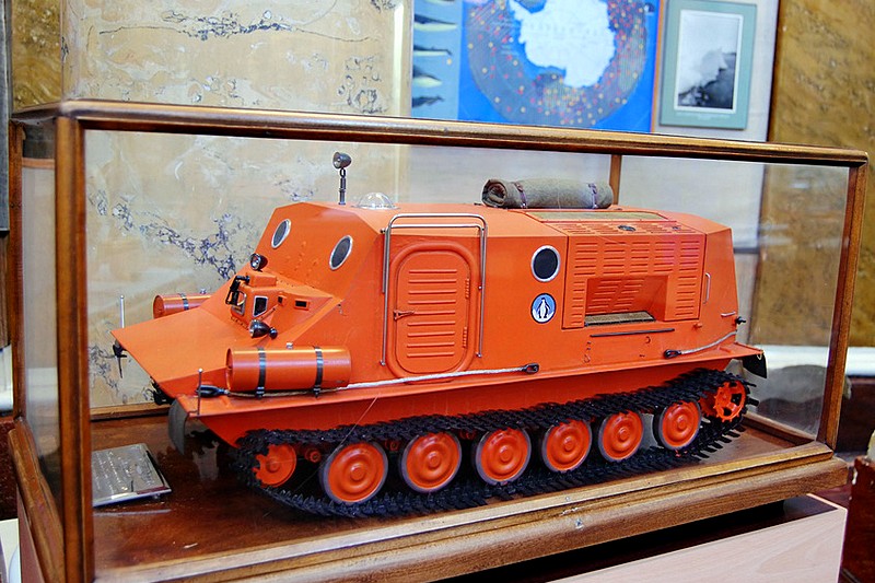 Antarctic section of the Arctic and Antarctic Museum in St Petersburg, Russia