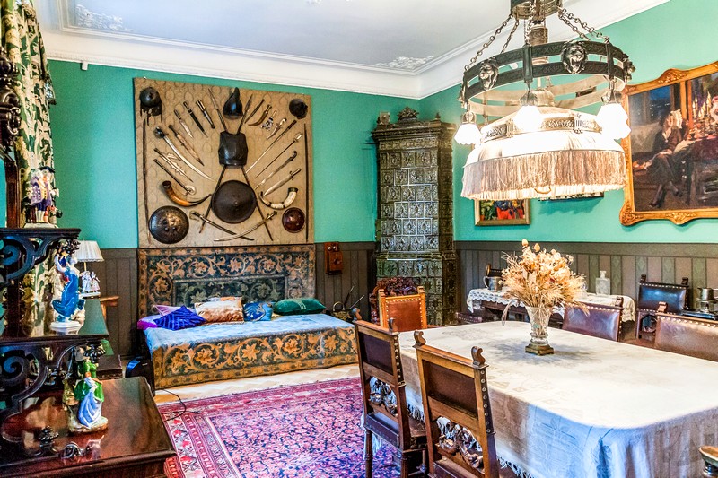 Oriental-style dining room in St Petersburg, Russia