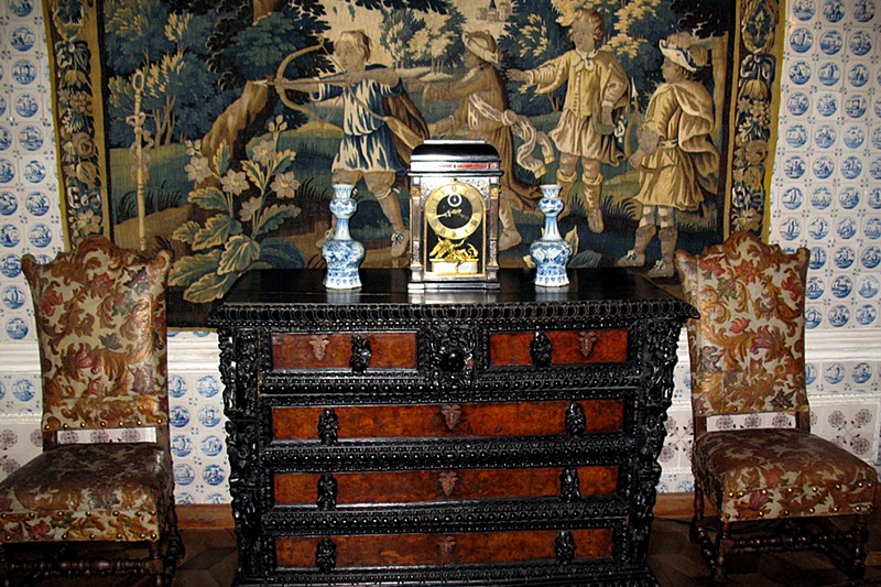 Bureau in the Menshikov Palace in St Petersburg, Russia