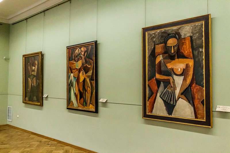 Pablo Picasso in Hermitage Museum in Saint Petersburg, Russia
