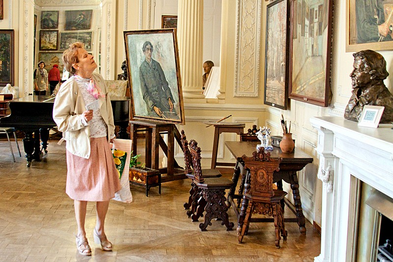 Exhibit at the Isaac Brodsky Apartment Museum in St Petersburg, Russia