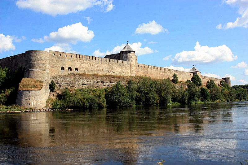 Ivangorod Fortress Historical, Architectural and Art Museum near St Petersburg, Russia