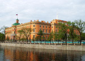 The Mikhailovsky (St. Michael's) Castle, St. Petersburg, Russia