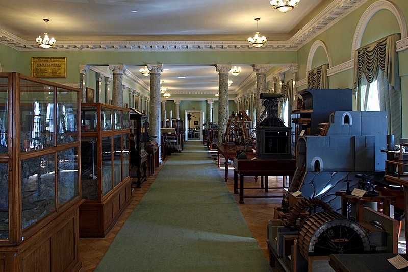Collection of the Mining Museum in St Petersburg, Russia