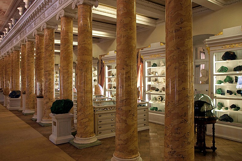 Inside Mining Museum in St Petersburg, Russia