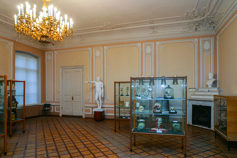 Exhibits of the Hygiene Museum in the Shuvalov Mansion in St Petersburg, Russia Exhibits of the Hygiene Museum in the Shuvalov Mansion in St Petersburg, Russia