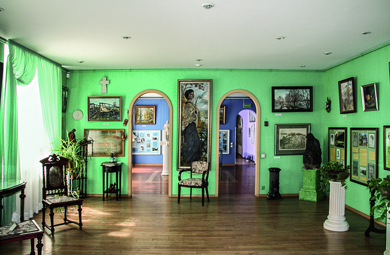 Slepnyovo Hall at the 'Anna Akhmatova. Silver Age' Museum in St Petersburg, Russia