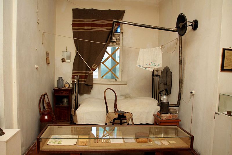 Blockade room at the Museum of Bread in St Petersburg, Russia