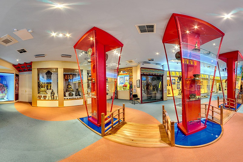 Buddhism Hall at the History of Religion Museum in Saint-Petersburg, Russia