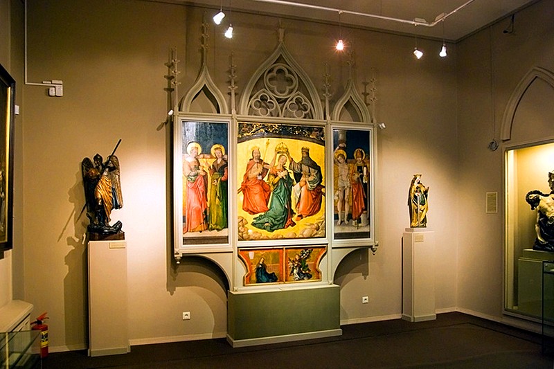 Part of the Christianity section at the Museum of the History of Religion Museum in St Petersburg, Russia