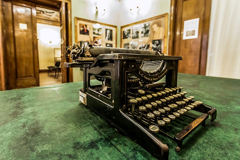 Nabokov's typewriter in Saint-Petersburg, Russia