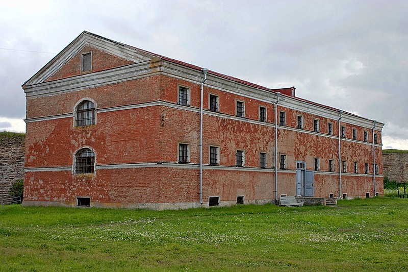 The New Prison at Oreshek Fortress, east of St Petersburg Russia