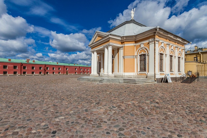 The Boathouse at the Peter and Paul Fortress in St Petersburg, Russia