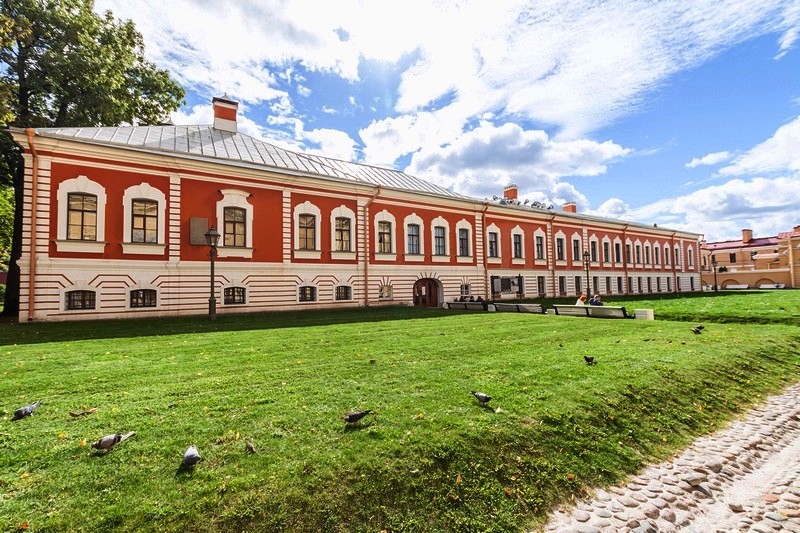 Commandant's House at the Peter and Paul Fortress in St Petersburg, Russia