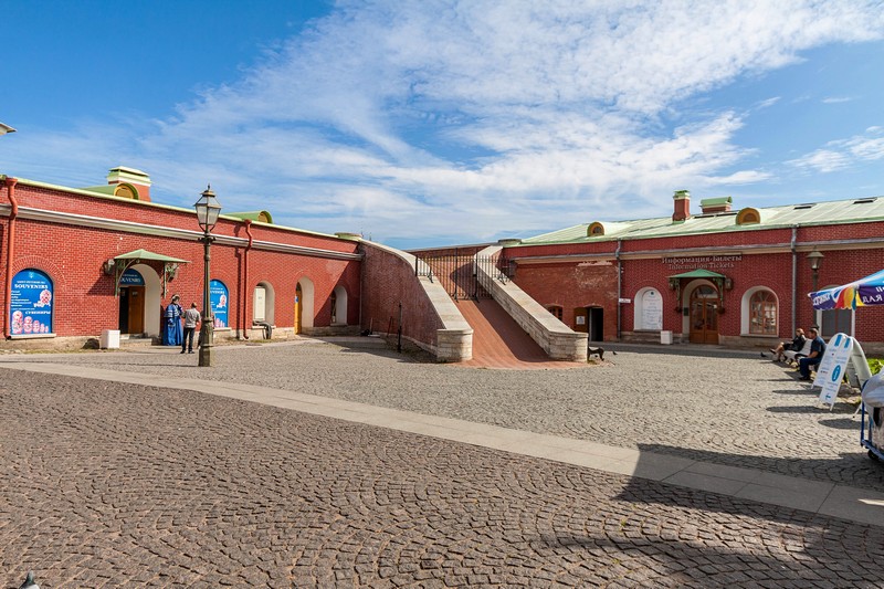 Ioannovskiy Ravelin at the Peter and Paul Fortress in St Petersburg, Russia