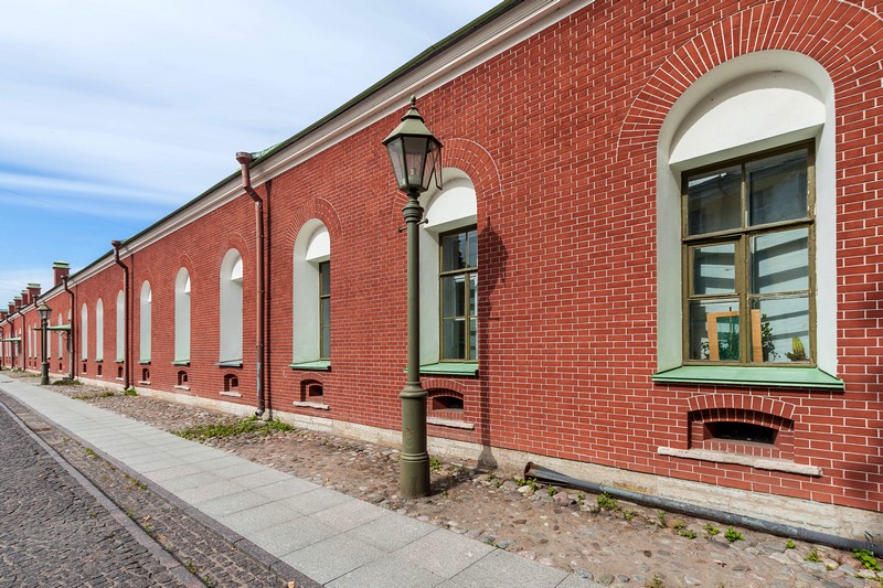 Kronverkskaya Curtain Wall at the Peter and Paul Fortress in St Petersburg, Russia