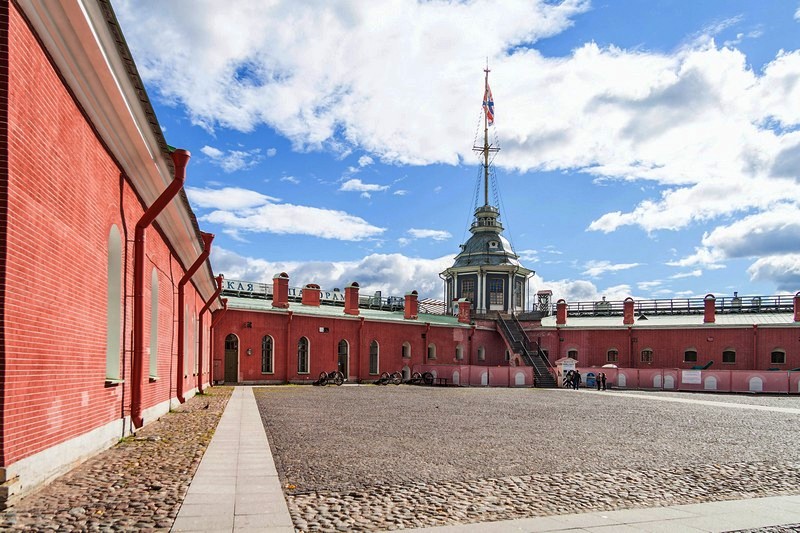Naryshkin Bastion at the Peter and Paul Fortress in St Petersburg, Russia