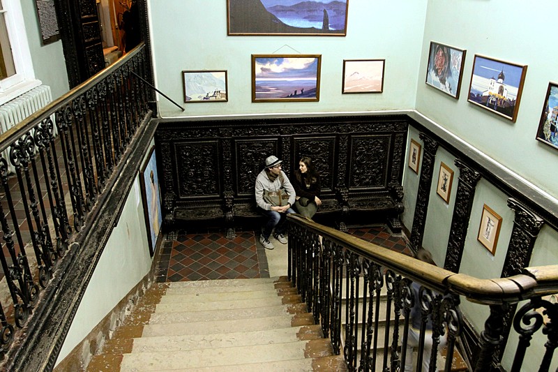 Inside Roerich Family Museum Institute in St Petersburg, Russia Inside Roerich Family Museum Institute in St Petersburg, Russia