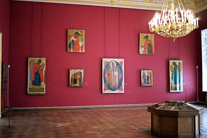Ancient Icons in the Russian Museum in St Petersburg, Russia Ancient Icons in the Russian Museum in St Petersburg, Russia
