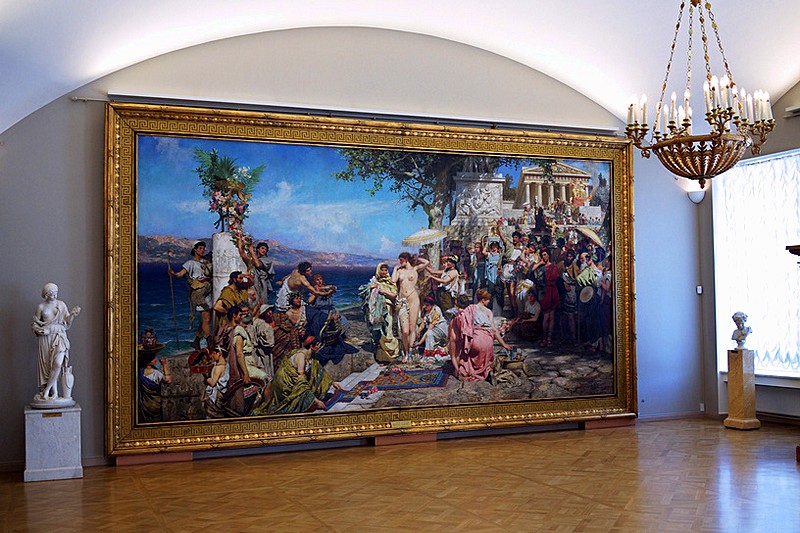 Masterpieces at the Russian Museum in Saint Petersburg, Russia