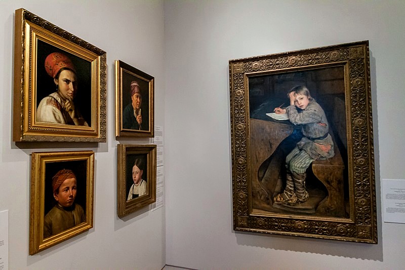 Russian Art at the Mikhailovsky Castle in St Petersburg, Russia