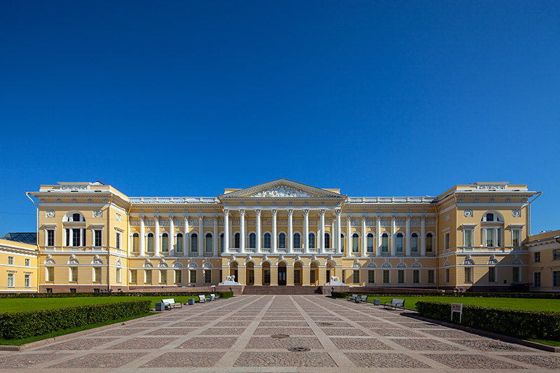 State Russian Museum as seen from Ploshchad Isskustv in St. Petersburg, Russia State Russian Museum as seen from Ploshchad Isskustv in St. Petersburg, Russia