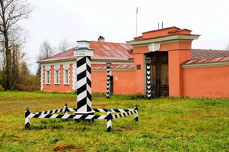 House of the Postmaster Museum in the village of Vyra, not far from St Petersburg, Russia